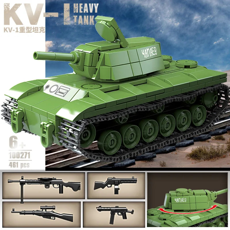 US Army Military World War WW2 M4 Sherman 75 Medium Tank Building Blocks Stuart Tank Bricks Educational Toys for s Gift