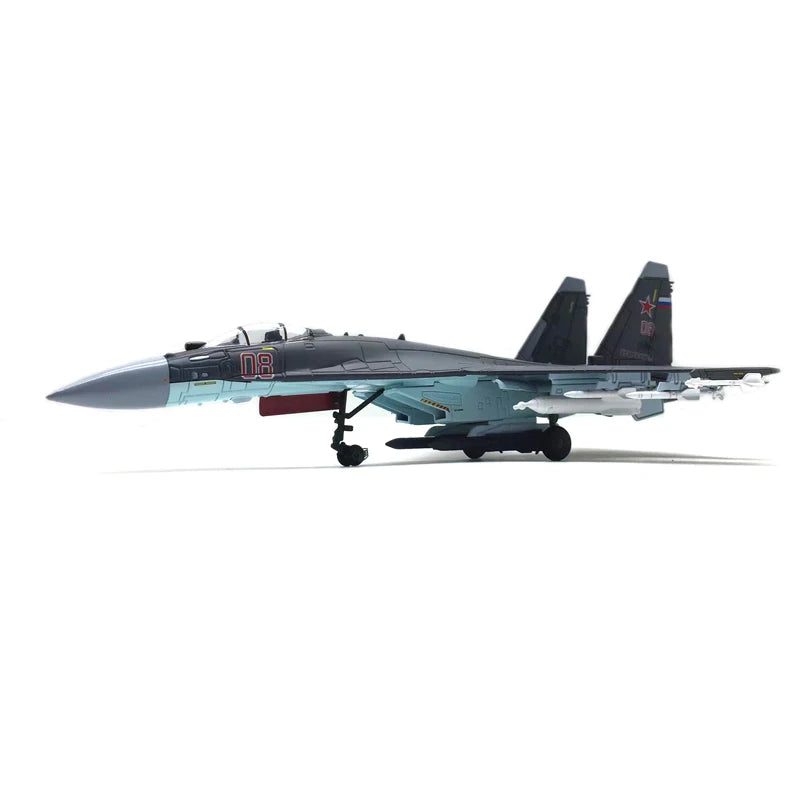 Russian Air Force Su-35 Fighter Aircraft Model