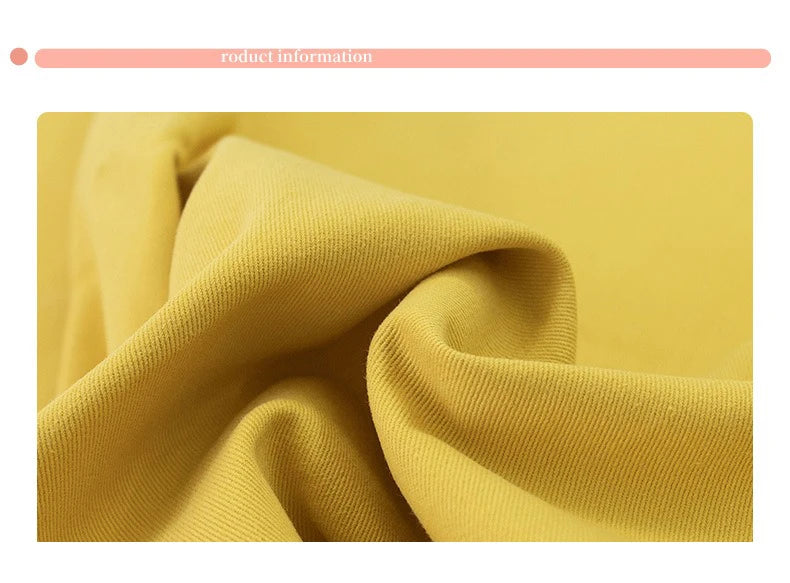 1/2/3M 100% Cotton Thickened Solid Color Clothing Jacket Suspender Skirt Dress Jeans DIY Sewing Fabric