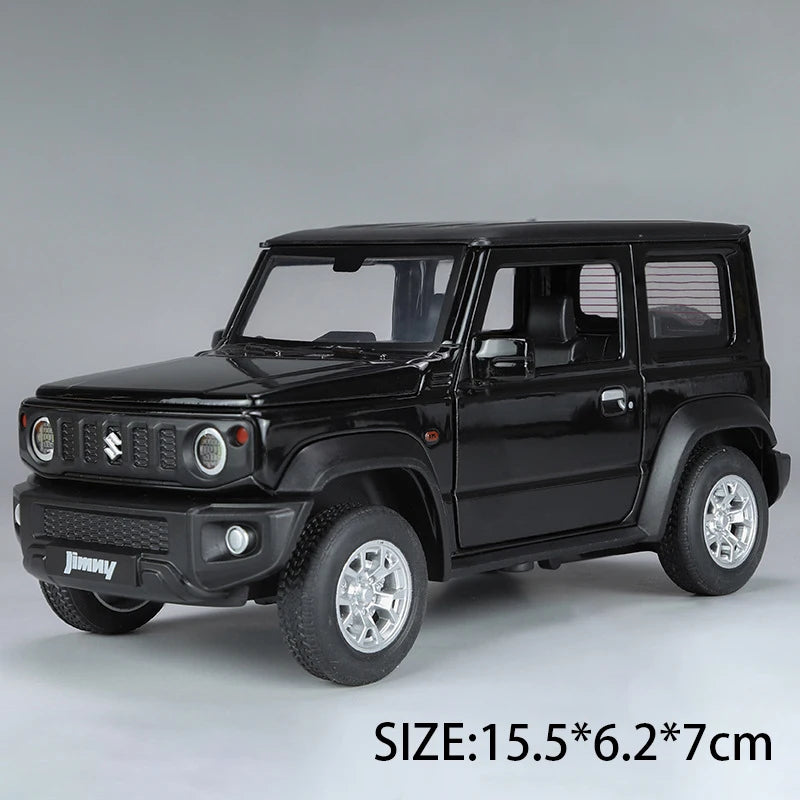 1:24 SUZUKI Jimny Alloy Car Model Diecasts Metal Off-Road Vehicles Car Model Simulation Sound and Light Collection Toy Gift