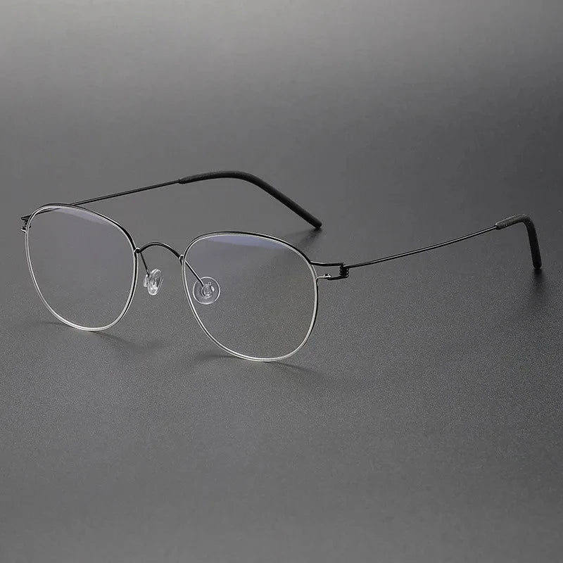 Polygon Titanium Screwless Ultralight Eyeglasses Frame