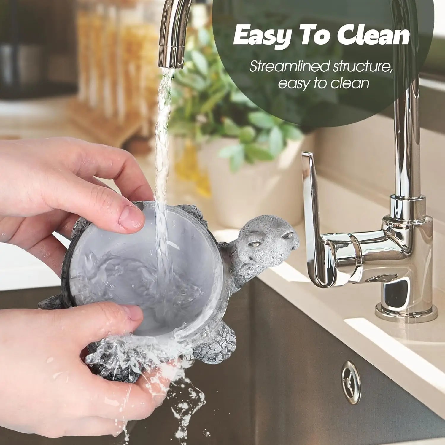 Resin Ashtray with Lid, Waterproof Ash Tray, Turtle Decor, Ashtray for Home Office, Outdoor and Indoor