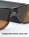 square Vintage Sunglasses Men Polarized Sunglass Driving Sun glasses