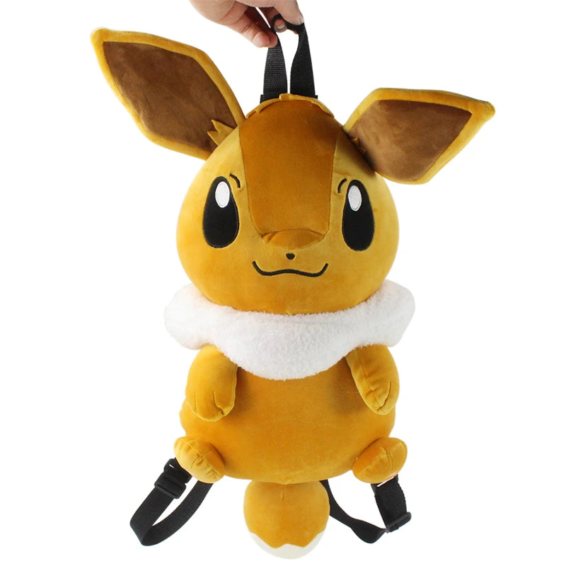 Kawaii Pokemon Plush Backpack Soft Cartoon Shoulder Bag