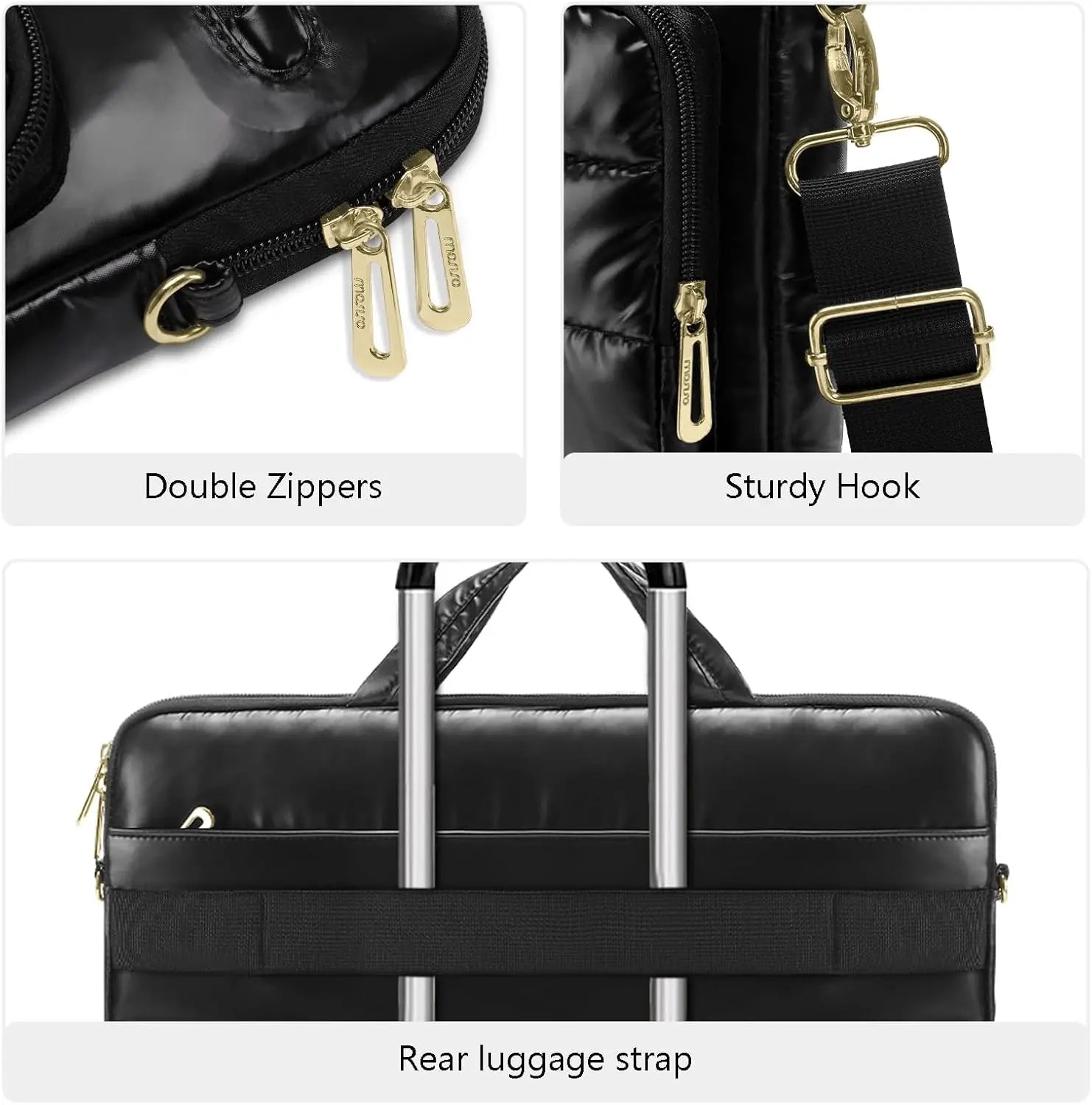 Waterproof Laptop Bag for 15 15.6 16 inch Macbook Air Pro M4 M3 M2 M1 HP Dell Lenovo Asus Computer Shoulder Bags Sleeve Handbag