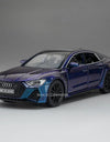 1:32 Scale RS6 RS7 Car Model Toy Alloy Diecast Doors Opened Simulation Sound Light Pull Back Vehicle Models Ornaments Boys Gifts