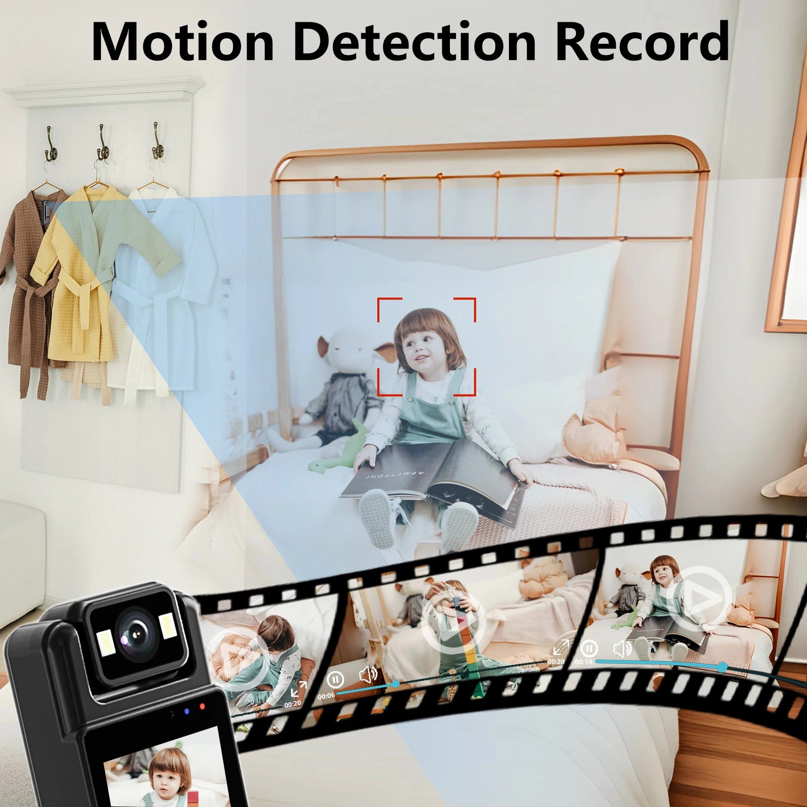 HD 1080P Mini Camera Portable Digital Video Recorder Cycling BodyCam Infrared Night Vision Police Cam Small Bike Camcor