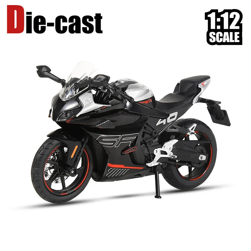 Diecast CFMOTO 450SR Racing Motorcycle Model 1 to 12 Scale