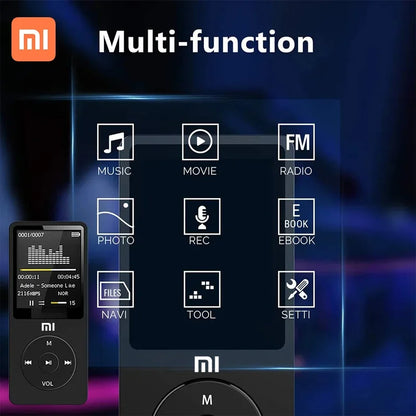 XIAOMI Mp3 Mp4 Player support Memory Card Portable Digital Screen FM Radio Voice Record Built-in Speaker With Photo Viewe