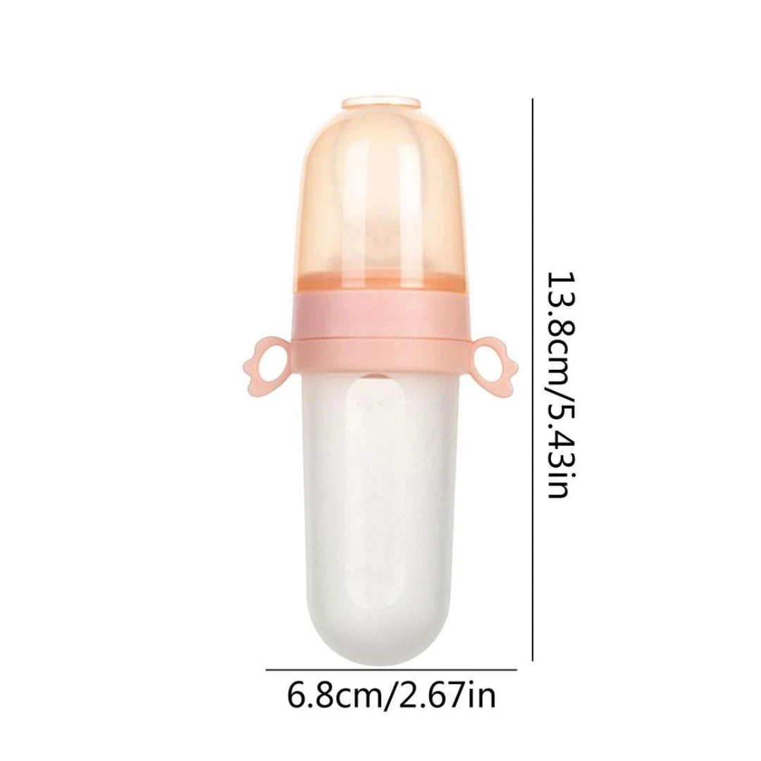 2 in1 Baby Silicone Pacifier Fruit Feeder Food Spoon Infant Fresh Fruit Feeder Rice Paste and Cereals  Baby supplies BPA Free