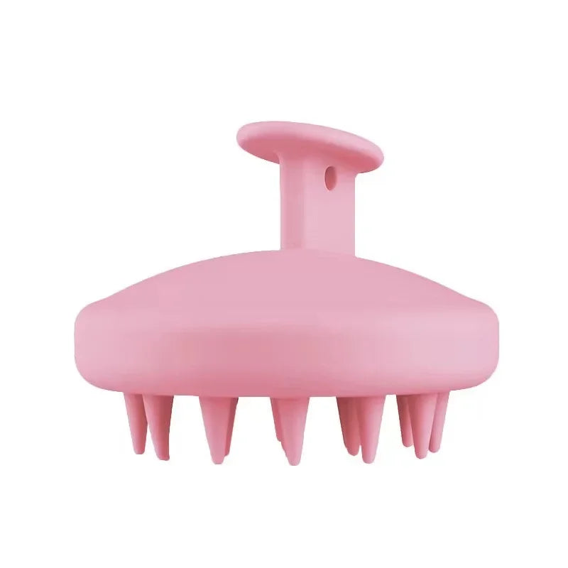 Full Silicone Scalp Massage Shampoo Brush,Head Scrubber with Soft Bristles,Women/ Hair Comb Hairbrush