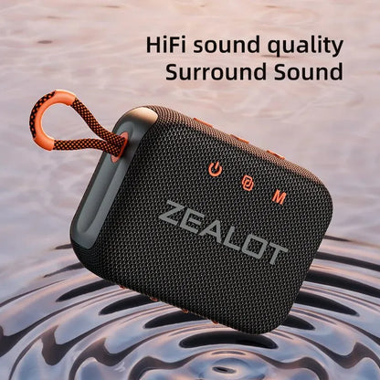 ZEALOT S75 Outdoor Portable Speaker Dual-Driver Bluetooth Speaker, IPX6 Waterproof, True Wireless Stereo for Outdoor