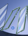 for Samsung Galaxy S24 S23 Ultra Case Bulit-in Screen Protector & Slide Camera Cover Phone Case with Kickstand Belt-Clip