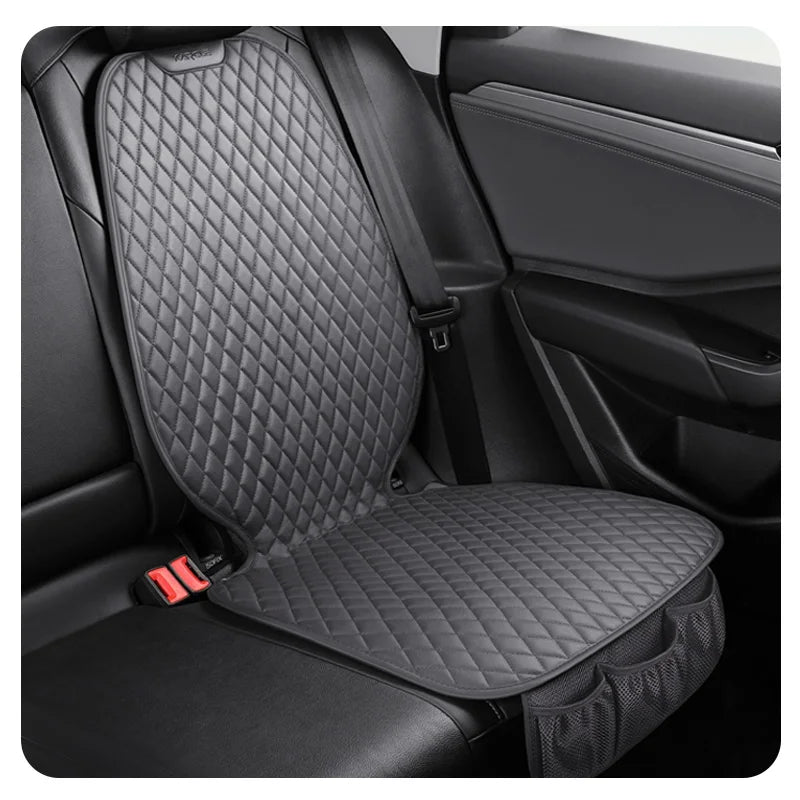 PU Leather Car Seat Protection Mat Car Seat Protector for Child Universal Car Safety Seat Mat Auto Security Rear Seat Covers