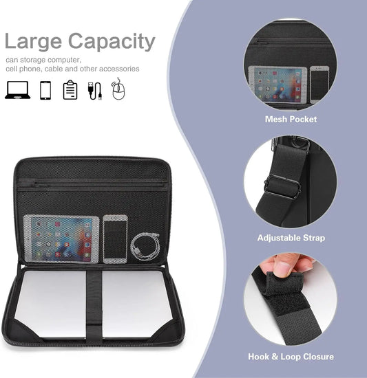 Hard Shell Laptop Case Sleeve Shoulder Bag for Macbook Air Pro 15 16 inch Dell Asus Shockproof Computer Handbag Briefcase Cover