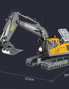 11CH RC Excavator 1:20 Remote Control Truck 2.4G RC Crawler Engineering Vehicle Excavator Truck Radio Control Toys Gifts