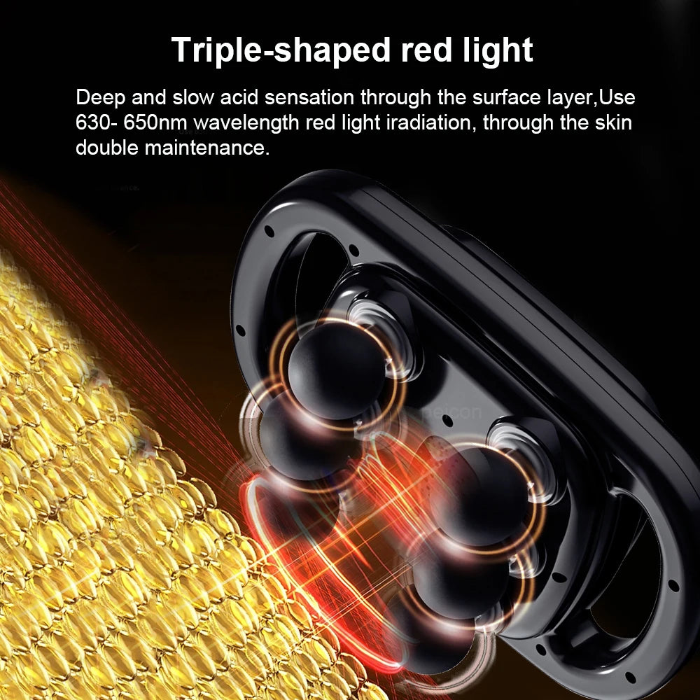 Fascia  Six Heads Massage  Muscle Relaxation Electric Massager Relief Vibrating Neck Fascia  Massage Instrument