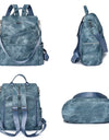 Leather Backpacks Casual Knapsack Large Capacity Packs School Backpack For College Students Travel Bags