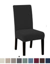 1PC Stretch Dining Chair Covers Polar Fleece Chairs Cover Seat Slipcovers Universal Dust Protector Cover for Hotel Party Banquet