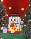 Knew Built Christmas Micro Mini Building Blocks Toys - Santa Claus, Christmas Tree, Reindeer, Snowman Elements - Perfect Gifts