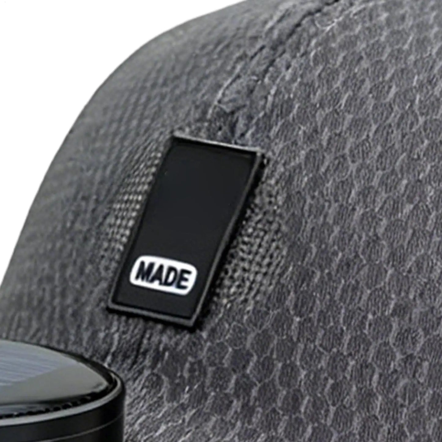 Wide Brim Solar Fan Hat With USB Charging