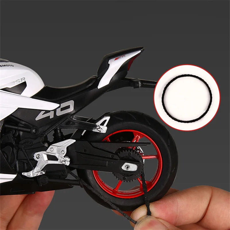 Diecast CFMOTO 450SR Racing Motorcycle Model 1 to 12 Scale