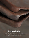 for Magsafe Case for iPhone 15 16 Pro Max 16Pro Retro Luxury Full Grain Cowhide Genuine Oiled PULL-UP Leather Magnetic Cover