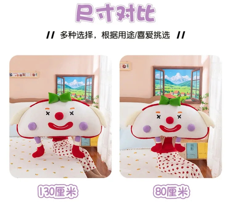 Cute Toast Clown Plush Toy Soft Bread Pillow