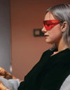 blue light blocking orange-red Lens goggle Glasses 100% Green light Blocking Fashions style Men Women Computer Reading goggle