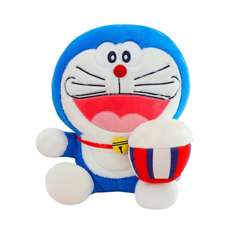 Cute Blue Cat Plush Toy Soft Huggable Stuffed Animal