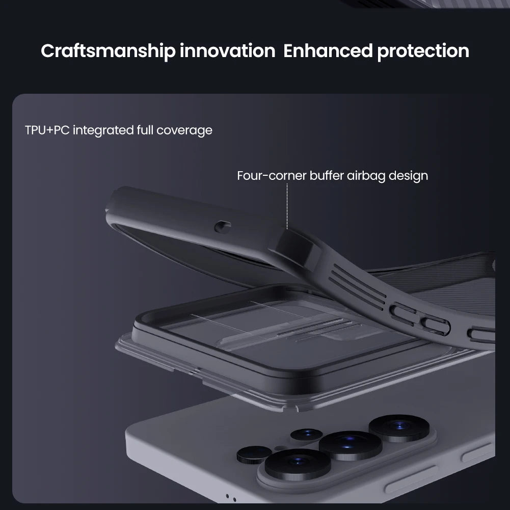 CamShield Pro Slide Camera Cover Case for Samsung Galaxy S26 Ultra / S26 Plus – PC + TPU Protective Phone Cover