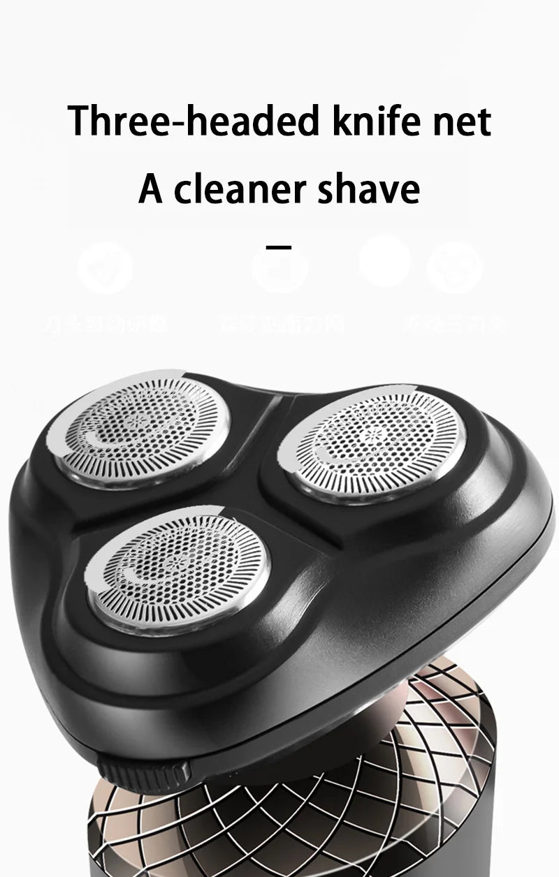 Xiaomi Electric Shavers for Men Waterproof Electric Trimmer Razor Wet & amp Dry Use Rechargeable Battery Rotary Shavers