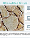 1/10pcs 3D Faux Stone Wall Panels Peel and Stick Wall Tiles Decorative 3D Wall Sticker Self-adhesive Wall Tile Sticker
