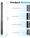 Shotgun Microphone Voice Recorder Audio Interface Home Studio for Canon Nikon Sony Filmmaking Interviews