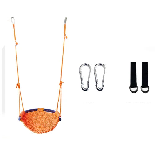 U-shape  Swing Indoor Outdoor  Home Courtyard Rope Net Seat Hanging Chair Playground Equipment