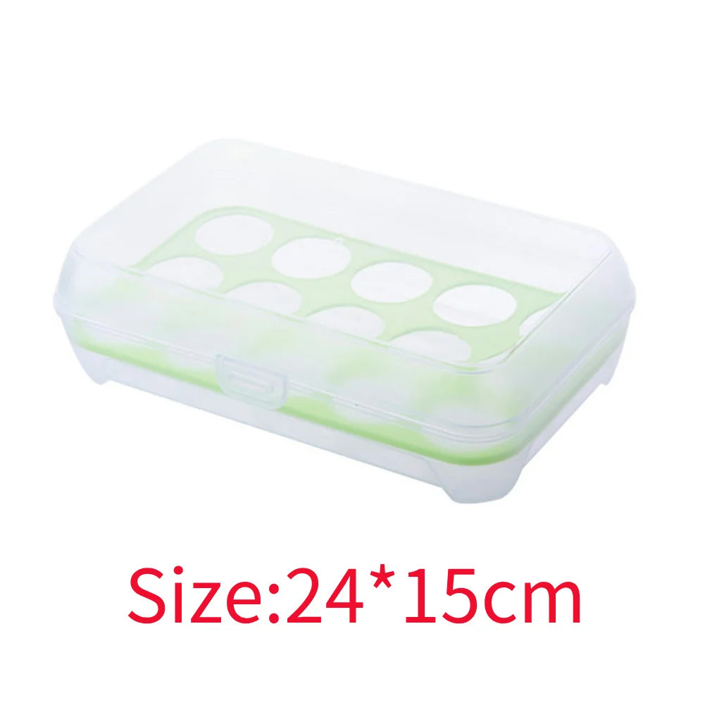 6-Grid Portable Egg Storage Box – Shockproof & Drop-Resistant Refrigerator Egg Organizer Case