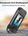 for Insta360 X3 Metal Aluminum Alloy Protective Cage Rig Housing Frame with Silicone Lens Cover