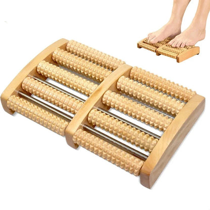 Wooden Foot Massage Roller Relieves Fatigue Foot Pain and Plantar Fasciitis Plantar Muscle Relaxation Tool Releases Lymph