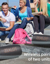 50W Portable Super Subwoofer Portable Speaker Home Outdoor Waterproof Column Bluetooth Speaker Sound Box