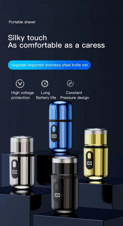 Xiaomi Mini Electric Shaver USB-C Rechargeable Shaver Waterproof Portable Shaver Powerful Travel Home Use Cordless Shaver