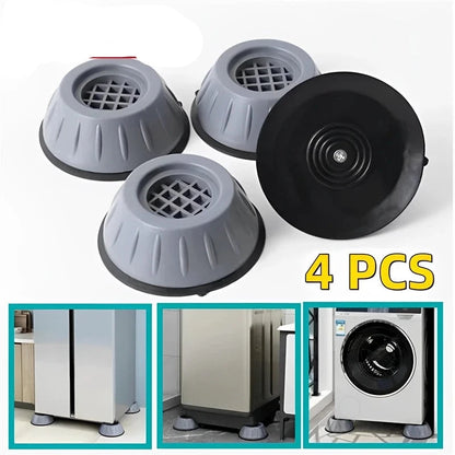 1/2/4Pcs Anti Vibration Feet Pads Rubber Mat Slipstop Silent Universal Washing Machine Refrigerator Support Dampers Stand