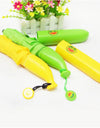 Funny Banana Umbrella Rainy Creative Fruit Folding Umbrellas Windproof Umbrella
