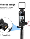 for Insta360 X3 Cold Shoe PC Plastic Protective Frame with Adapter Mount & Screw for Insta360 X3 Sport Cameras Accessories