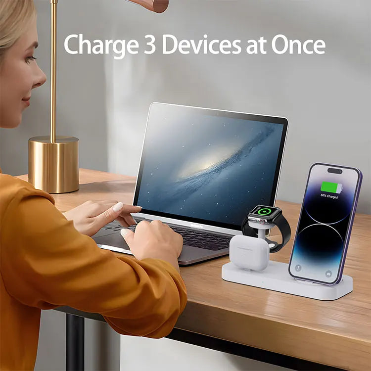 4-in-1 desktop wireless charger