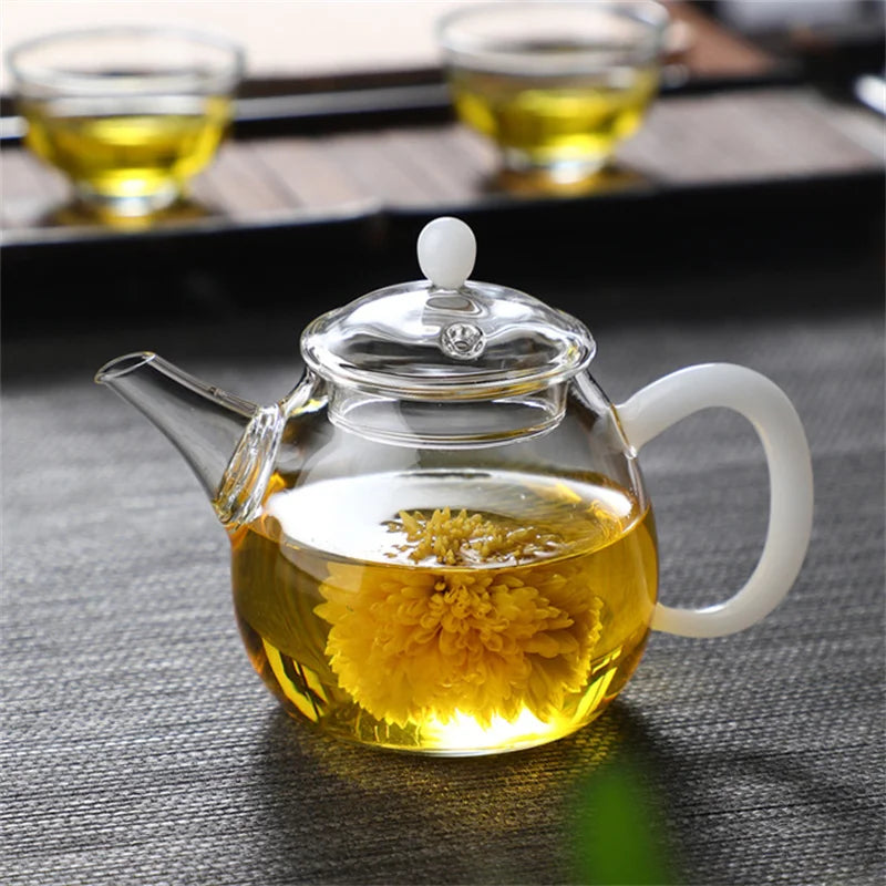120ml Mini Glass Teapot with Filter