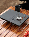 Outdoor Camping Spider Stove Table Folding Portable Mini Table Insulated Stainless Steel Heating BBQ Gas Stove Bracket