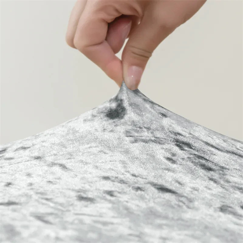 1PC Shiny Velvet Short Bar Chair Covers Stretch Back Bar Stool Covers Small Size Dining Barstool Slipcovers Party Banquet Decor