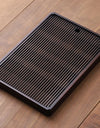 Chinese Natural Bamboo Tea Tray Water Storage Kung Fu Tea Set Simple Rectangular Tea Board Tea Storage Tray