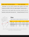 Outdoor Winter Warm Cycling Gloves Black Windproof Touchscreen Bicycle Gloves Camping Hiking Sport Running Motorcycle Gloves Men