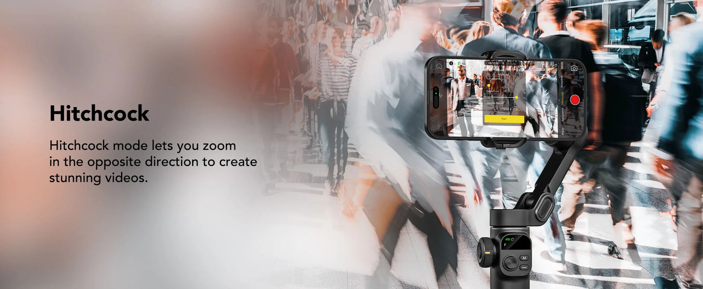 Smart X2 Black 3-Axis Handheld Gimbal Stabilizer With Extension Rod For iPhone And Android Smartphone Gimbal Stabilizer